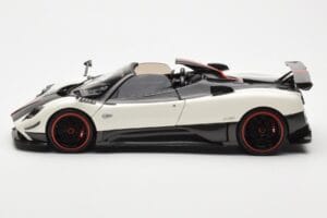 Pagani Zonda Cinque Roadster Alb Benny Almost Real 1:18 850611001 Metal - imaginea 4 din 8