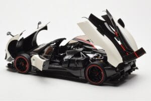 Pagani Zonda Cinque Roadster Alb Benny Almost Real 1:18 850611001 Metal - imaginea 5 din 8