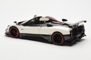 Pagani Zonda Cinque Roadster Alb Benny Almost Real 1:18 850611001 Metal - imaginea 7 din 8