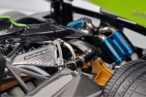 Pagani Zonda Cinque Verde Firenze Almost Real 1:18 850602001 Metal - imaginea 11 din 15
