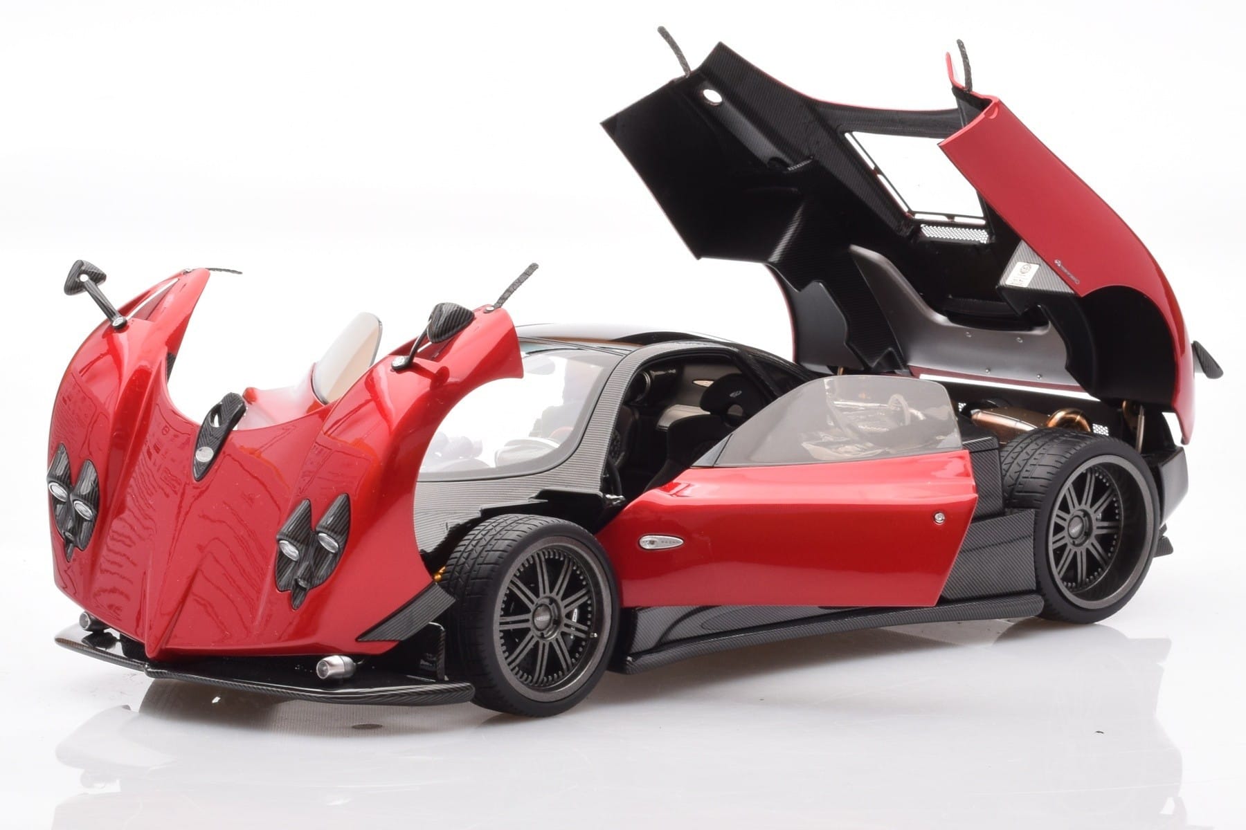 Pagani Zonda F Roșu Monza Almost Real 1:18 850406001 Metal - imaginea 2 din 8