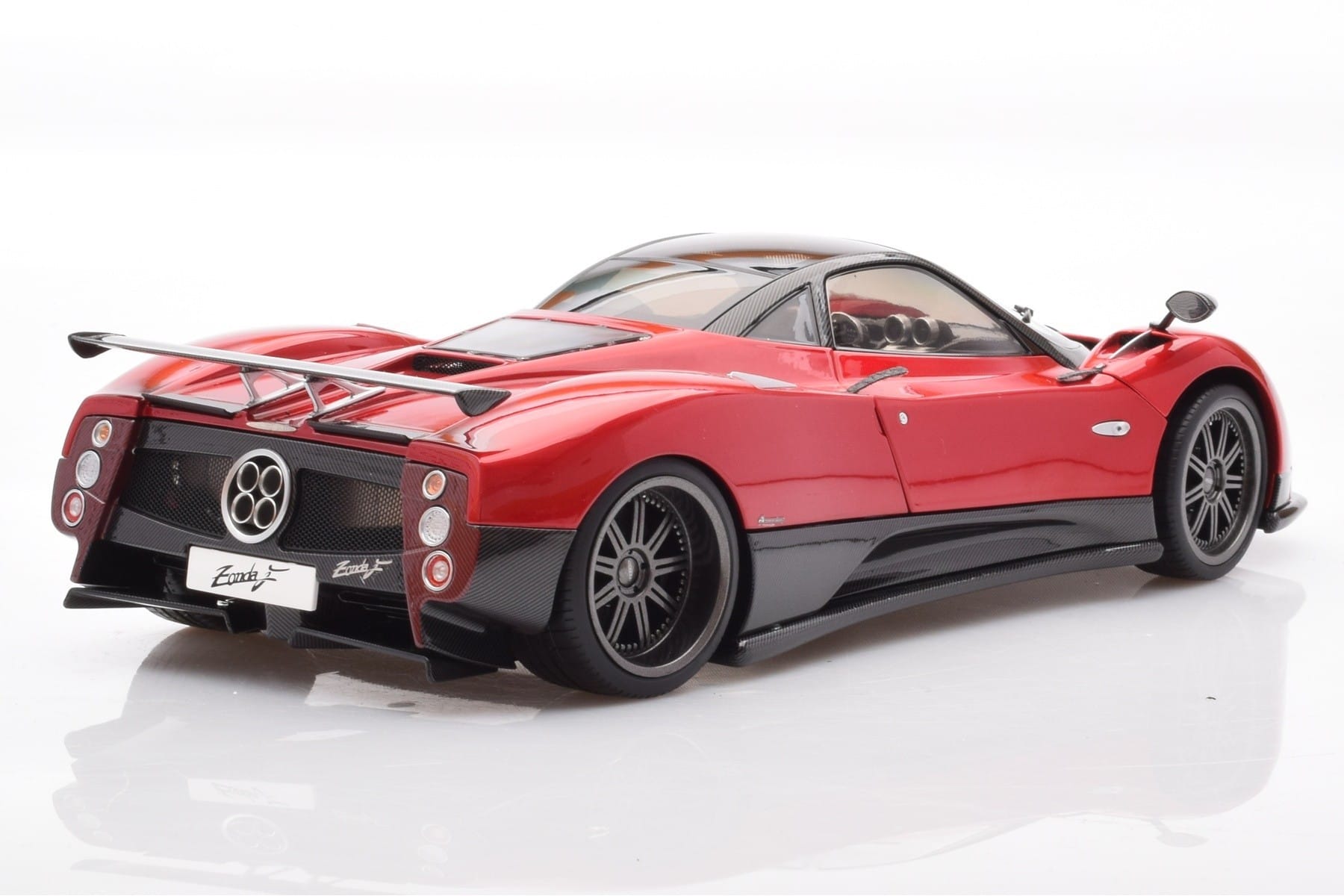 Pagani Zonda F Roșu Monza Almost Real 1:18 850406001 Metal - imaginea 3 din 8