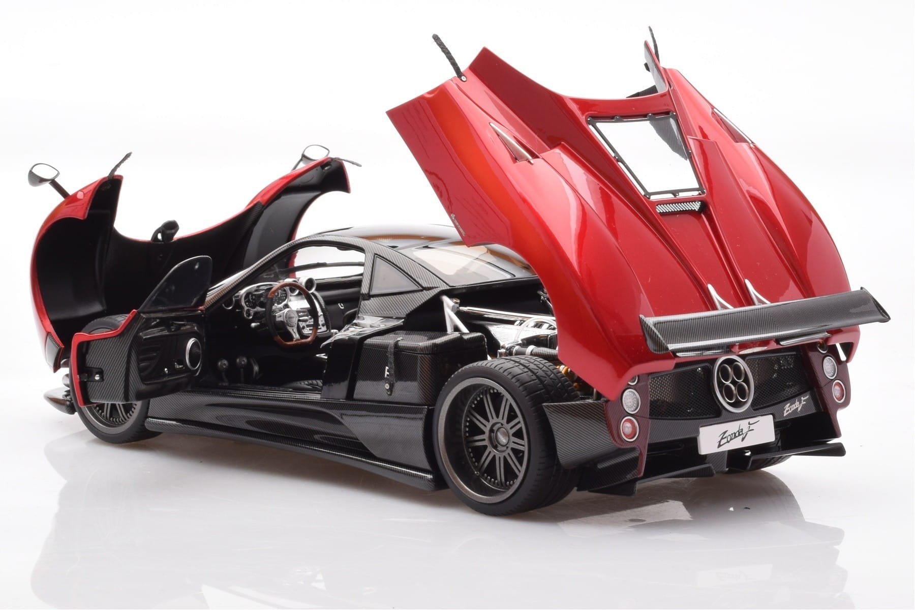 Pagani Zonda F Roșu Monza Almost Real 1:18 850406001 Metal - imaginea 5 din 8