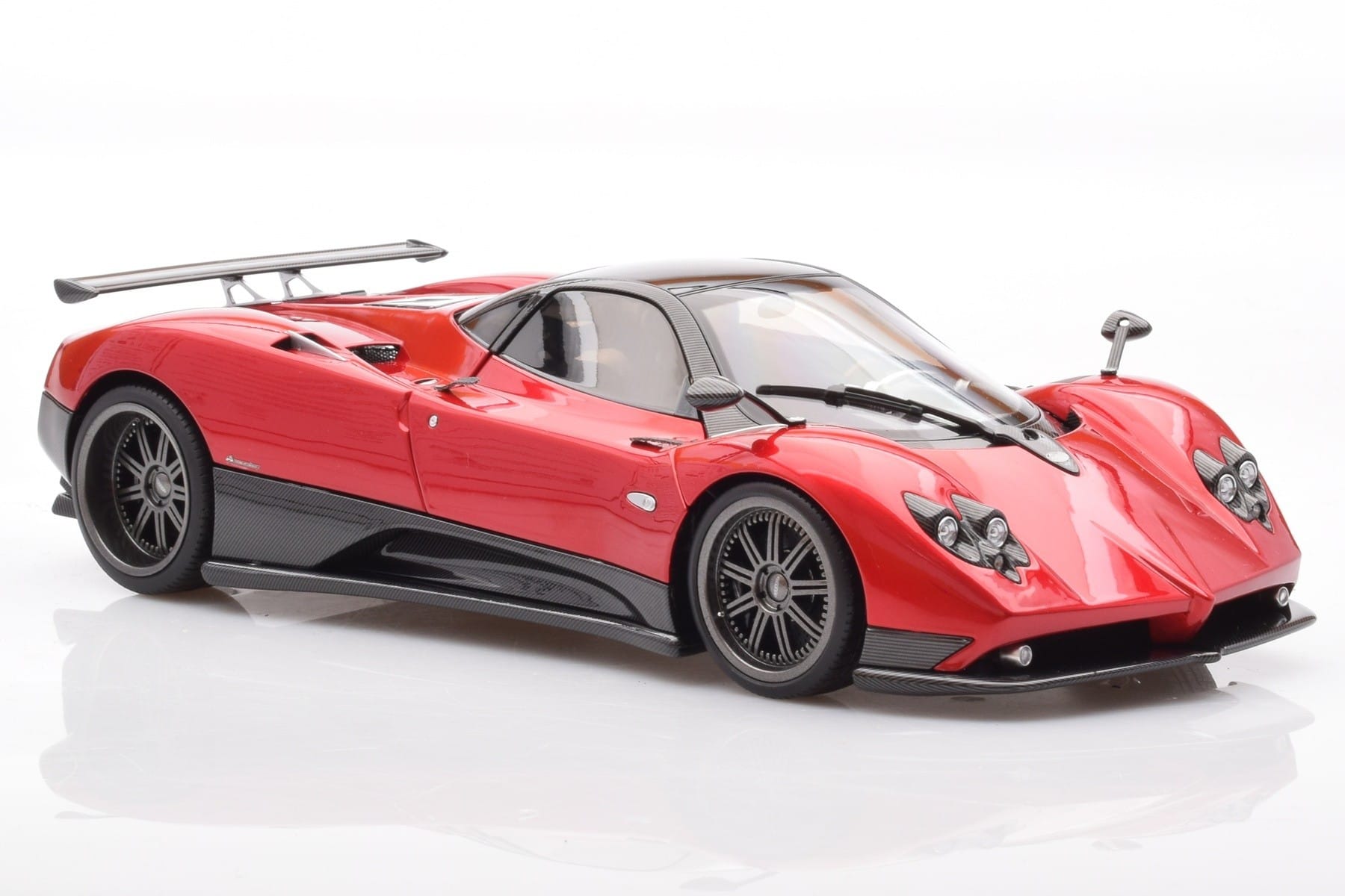 Pagani Zonda F Roșu Monza Almost Real 1:18 850406001 Metal - imaginea 6 din 8