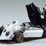 Pagani Zonda HP Barchetta Carbon Fiber Alb LCD 1:18 LCD18009 WH Metal - image 2 of 9