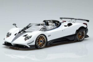Pagani Zonda HP Barchetta Carbon Fiber Alb LCD 1:18 LCD18009 WH Metal