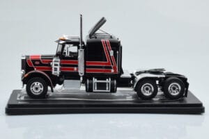 Peterbilt 359 Negru Roșu IXO 1:43 TR158 Metal - imaginea 2 din 4