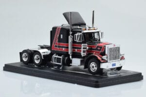 Peterbilt 359 Negru Roșu IXO 1:43 TR158 Metal - imaginea 3 din 4