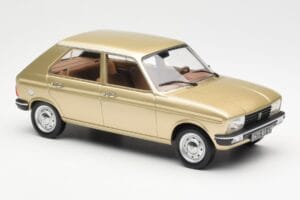 Peugeot 104 GR Bej Metalizat Norev 1:18 184904 Metal - imaginea 4 din 6
