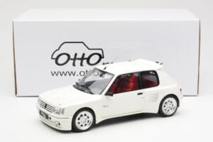 Peugeot 205 Dimma Alb Otto 1:18 OT681 Rășină - imaginea 6 din 6