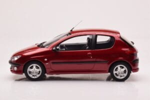 Peugeot 206 S16 Roșu Otto 1:18 OT1039 Rășină - imaginea 3 din 6