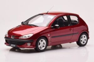 Peugeot 206 S16 Roșu Otto 1:18 OT1039