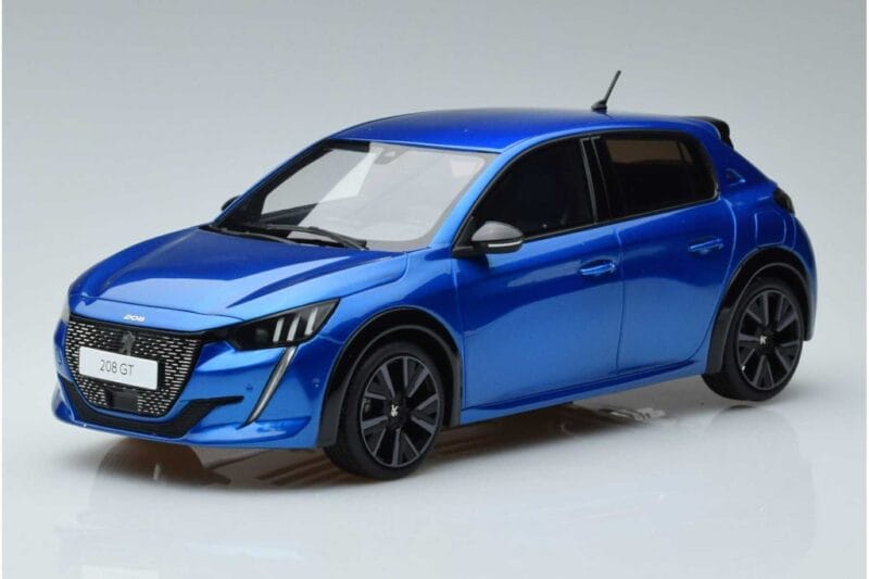 Peugeot 208 GT Line Albastru Otto 1:18 OT392 Rășină
