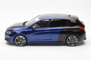 Peugeot 308 GTI Magnetic Albastru Negru Otto 1:18 OT922 Rășină - imaginea 3 din 6