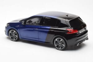Peugeot 308 GTI Magnetic Albastru Negru Otto 1:18 OT922 Rășină - imaginea 5 din 6