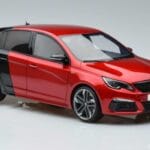 Peugeot 308 T9 GTI Roșu Otto 1:18 OT368 Rășină - image 4 of 6