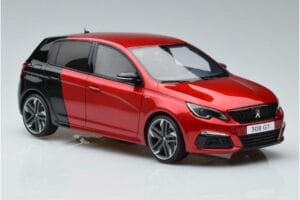 Peugeot 308 T9 GTI Roșu Otto 1:18 OT368 Rășină - imaginea 4 din 6