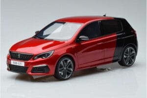 Peugeot 308 T9 GTI Roșu Otto 1:18 OT368 Rășină