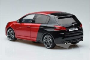 Peugeot 308 T9 GTI Roșu Otto 1:18 OT368 Rășină - imaginea 5 din 6
