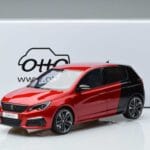 Peugeot 308 T9 GTI Roșu Otto 1:18 OT368 Rășină - image 6 of 6