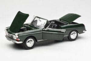 Peugeot 404 Cabriolet Antique Green Ediție Limitată Norev 1:18 184829 Metal - imaginea 2 din 8