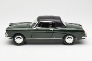 Peugeot 404 Cabriolet Antique Green Ediție Limitată Norev 1:18 184829 Metal - imaginea 4 din 8