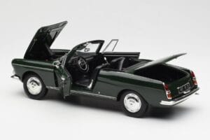 Peugeot 404 Cabriolet Antique Green Ediție Limitată Norev 1:18 184829 Metal - imaginea 5 din 8