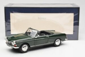 Peugeot 404 Cabriolet Antique Green Ediție Limitată Norev 1:18 184829 Metal - imaginea 8 din 8