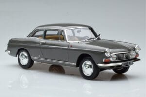 Peugeot 404 Coupe Graphite Gri Norev 1:18 184834 Metal - imaginea 5 din 7