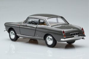 Peugeot 404 Coupe Graphite Gri Norev 1:18 184834 Metal - imaginea 6 din 7