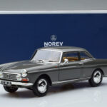 Peugeot 404 Coupe Graphite Gri Norev 1:18 - image 7 of 7