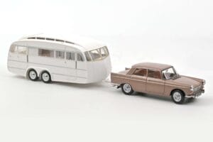 Peugeot 404 Cu Rulotă Henon Norev 1:18 184837 Metal