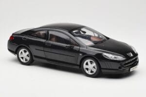 Peugeot 407 Coupé Negru Norev 1:18 184752 Metal - imaginea 6 din 8