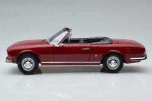 Peugeot 504 Cabriolet Roșu Norev 1:18 184818 Metal - imaginea 5 din 8