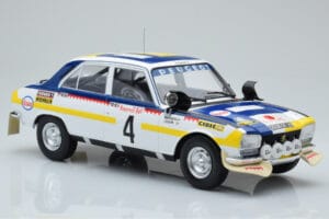 Peugeot 504 Ti #4 T. Makinen / H. Liddon Rally Morocco 1975 IXO 1:18 18RMC044B Metal - imaginea 4 din 6
