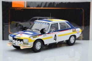 Peugeot 504 Ti #4 T. Makinen / H. Liddon Rally Morocco 1975 IXO 1:18 18RMC044B Metal - imaginea 6 din 6