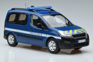 Peugeot Partner Gendarmerie Norev 1:18 184895 Metal - imaginea 4 din 6