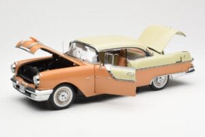 Pontiac Star Chief Hardtop Roșu Alb Sun Star 1:18 5043 Metal - imaginea 2 din 8