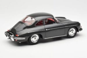 Porsche 356B 2000 GS Carrera 2 Gri GT Spirit 1:18 GT793 Rășină - imaginea 2 din 6