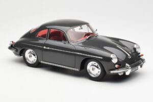 Porsche 356B 2000 GS Carrera 2 Gri GT Spirit 1:18 GT793 Rășină - imaginea 4 din 6