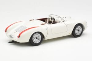 Porsche 550 Spyder Editie 70 Ani Alb Schuco 1:18 450033300 Metal - imaginea 3 din 8