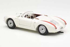 Porsche 550 Spyder Editie 70 Ani Alb Schuco 1:18 450033300 Metal - imaginea 7 din 8