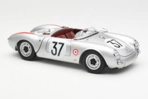 Porsche 550 RS Spyder #37 H. Polensky / R. von Frankenberg 24 Hours of Le Mans 1955 Schuco 1:18 450033400 Metal - imaginea 6 din 8