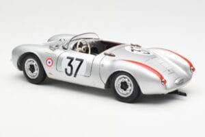 Porsche 550 RS Spyder #37 H. Polensky / R. von Frankenberg 24 Hours of Le Mans 1955 Schuco 1:18 450033400 Metal - imaginea 7 din 8