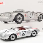 Porsche 550 RS Spyder #37 H. Polensky / R. von Frankenberg 24 Hours of Le Mans 1955 Schuco 1:18 450033400 - image 8 of 8