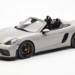 Porsche 718 Spyder Crayon Gri GT Spirit 1:18 GT436