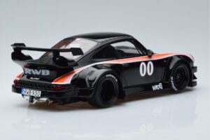 Porsche 911 930 RWB Yaju Negru GT Spirit 1:18 GT413 Rășină - imaginea 2 din 6