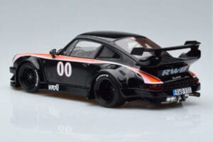 Porsche 911 930 RWB Yaju Negru GT Spirit 1:18 GT413 Rășină - imaginea 5 din 6
