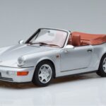 Porsche 911 964 Carrera 2 Cabriolet Argintiu Norev 1:18 187330 Metal