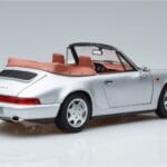 Porsche 911 964 Carrera 2 Cabriolet Argintiu Norev 1:18 187330 Metal - image 3 of 7